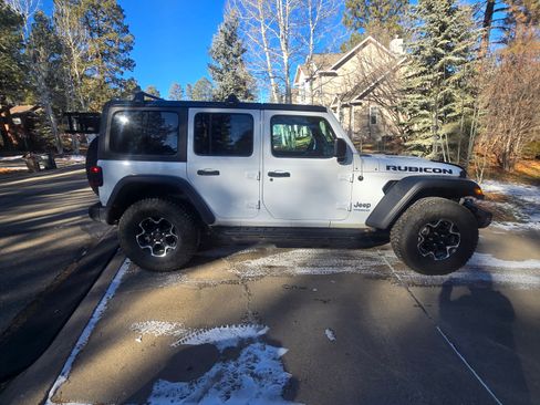 Used 2022 Jeep Wrangler Unlimited Rubicon 4xe w/ Steel Bumper Group image 1