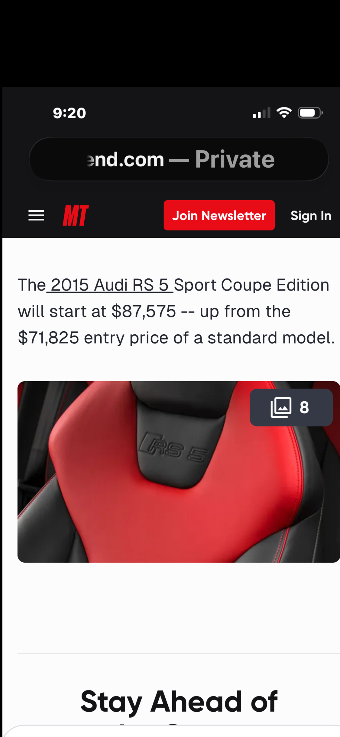 Used 2015 Audi RS 5 Coupe AWD/4WD image 16