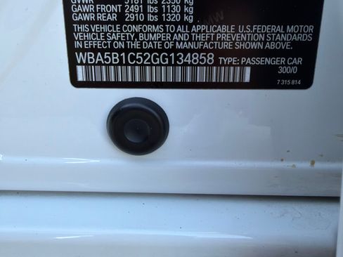 Used 2016 BMW 535i Sedan image 9