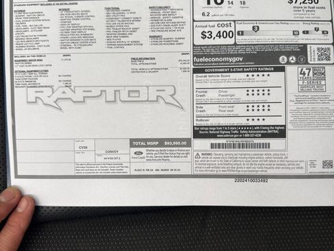 Used 2024 Ford F150 Raptor image 10