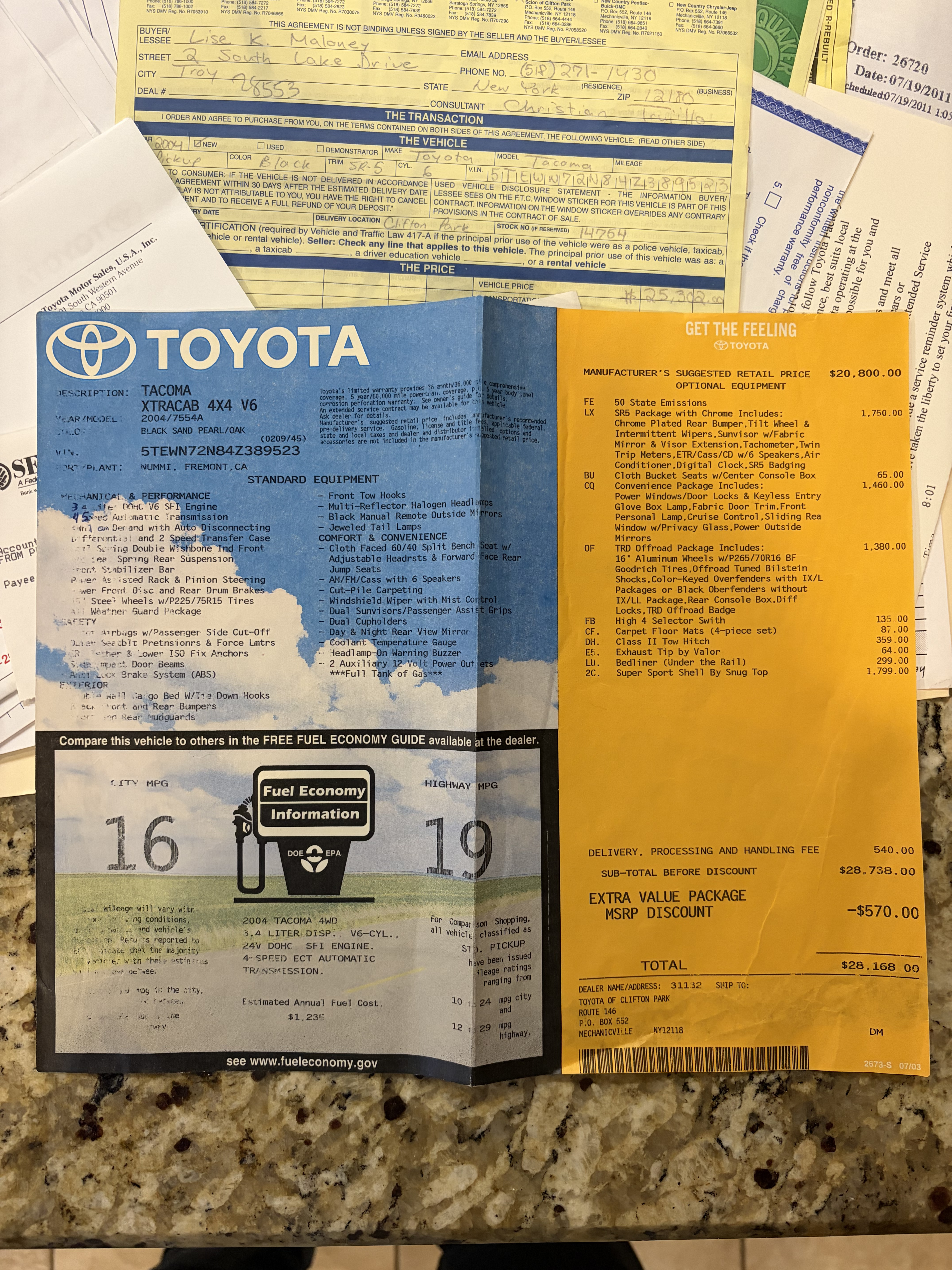 Used 2004 Toyota Tacoma 4x4 Xtracab V6 image 29