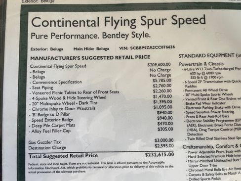 Used 2012 Bentley Flying Spur Flying Spur Speed image 10