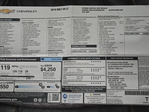 Used 2019 Chevrolet Bolt LT FWD image 17