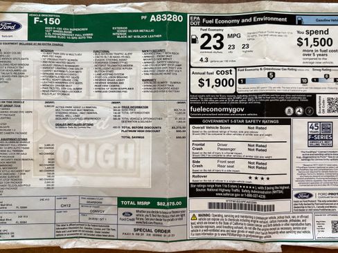 Used 2023 Ford F150 Platinum w/ Equipment Group 701A High image 6