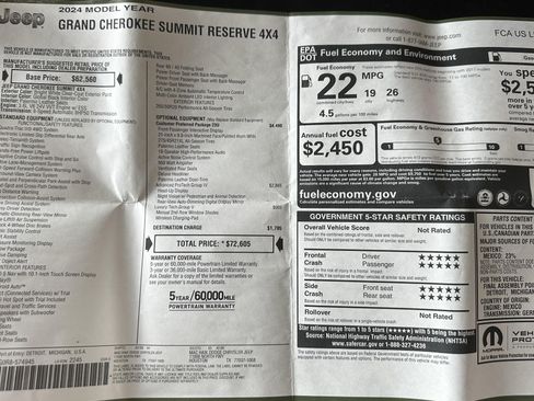 Used 2024 Jeep Grand Cherokee Summit image 9