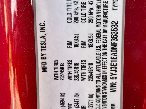 Used 2022 Tesla Model 3 Standard Sedan 4D image 14