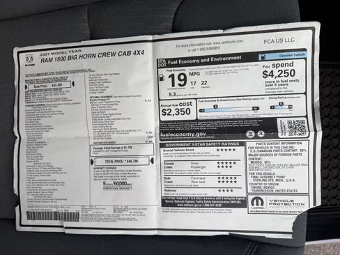 Used 2021 RAM 1500 Big Horn AWD/4WD image 12