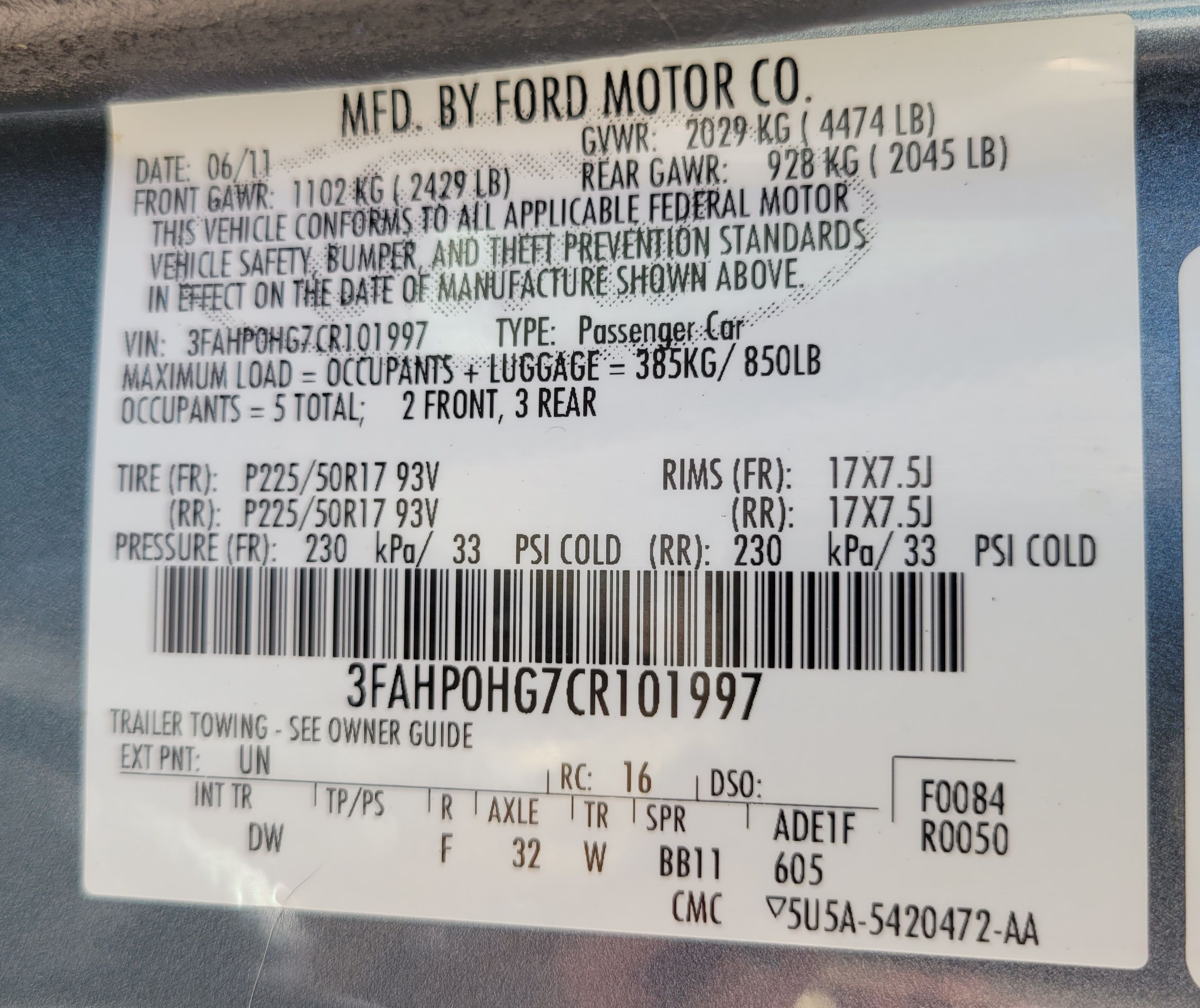 Used 2012 Ford Fusion SE FWD image 16