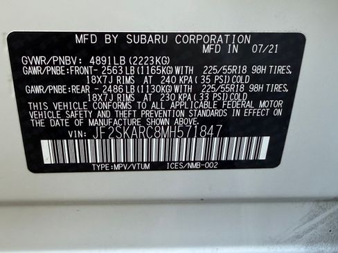 Used 2021 Subaru Forester Sport w/ Popular Package #2 AWD/4WD image 32