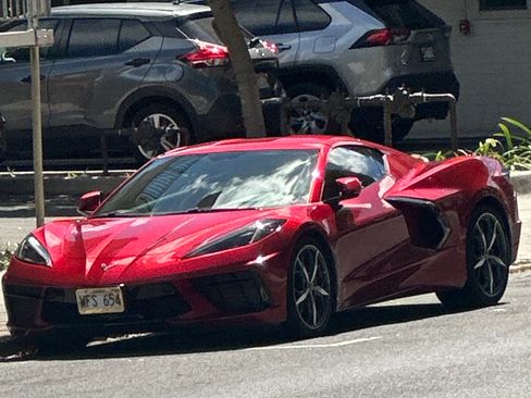 Used 2021 Chevrolet Corvette Stingray Preferred Cpe w/ Chrome Exterior Badge Package image 9