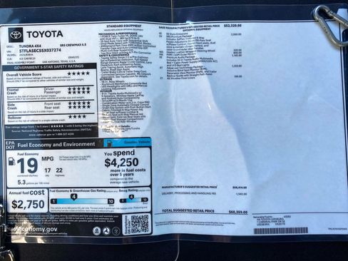 Used 2025 Toyota Tundra SR5 w/ SR5 Premium Package image 14