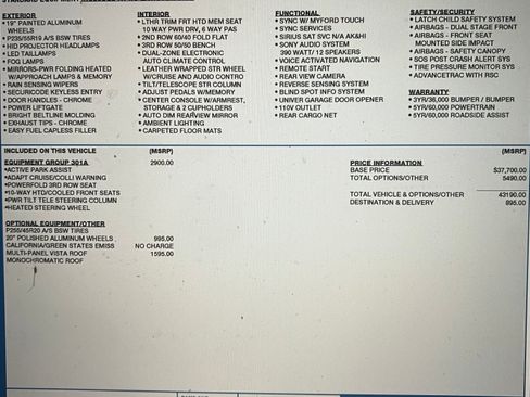 Used 2015 Ford Flex Limited w/ Equipment Group 301A image 18