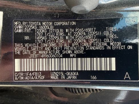 Used 2006 Toyota 4Runner Sport AWD/4WD image 14