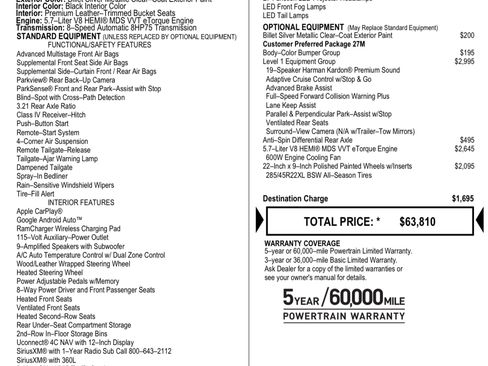 Used 2019 RAM 1500 Limited image 2