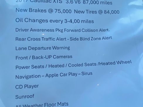 Used 2017 Cadillac XTS Luxury w/ Driver Awareness Package image 9