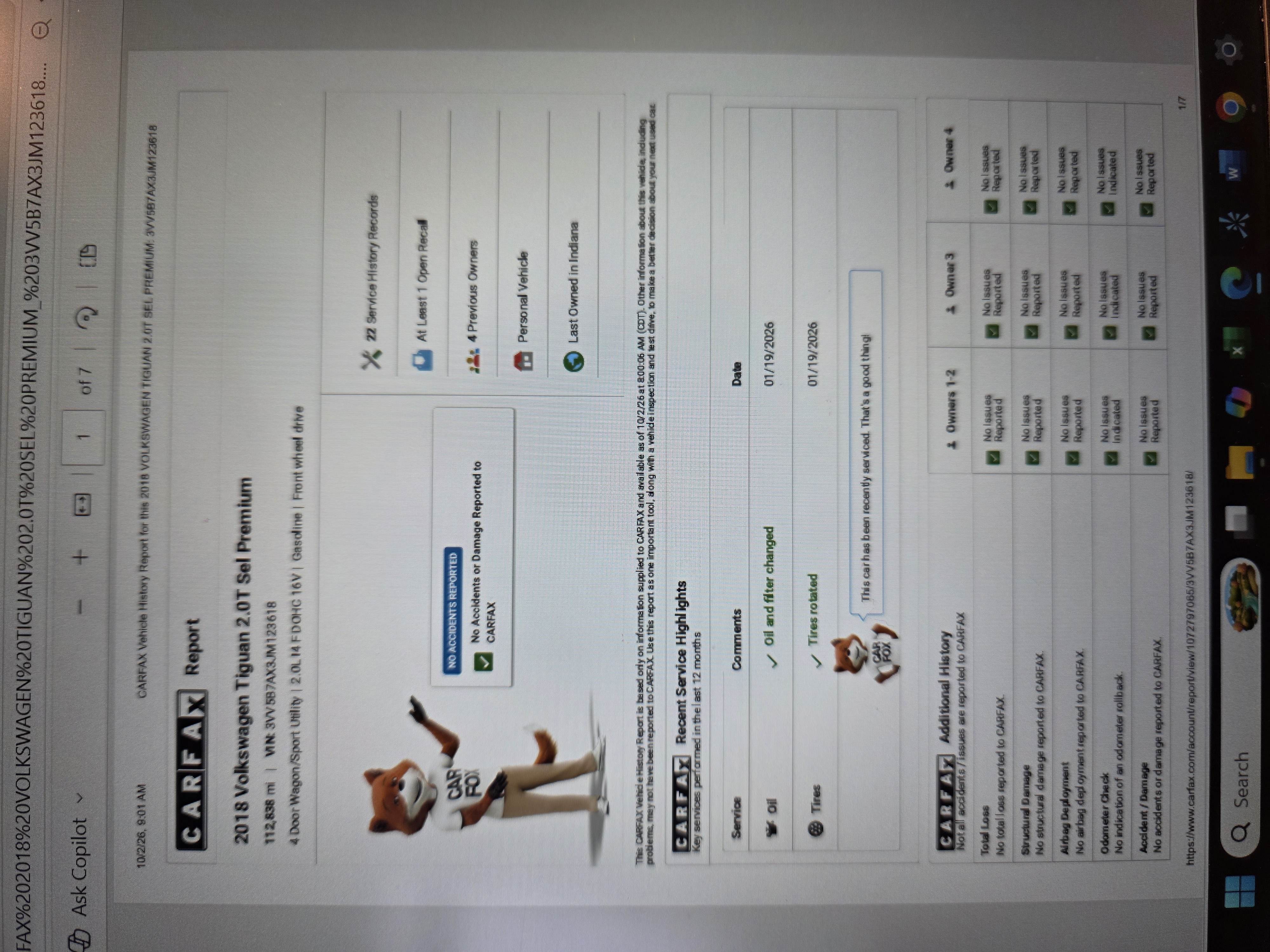 Used 2018 Volkswagen Tiguan SEL Premium FWD image 14