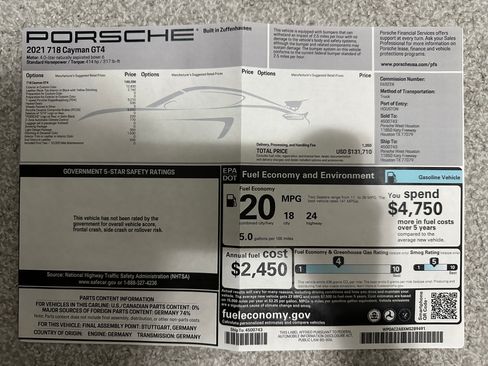 Used 2021 Porsche 718 Cayman GT4 image 15