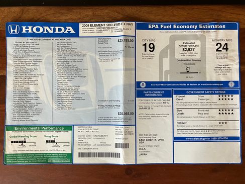 Used 2009 Honda Element EX image 29