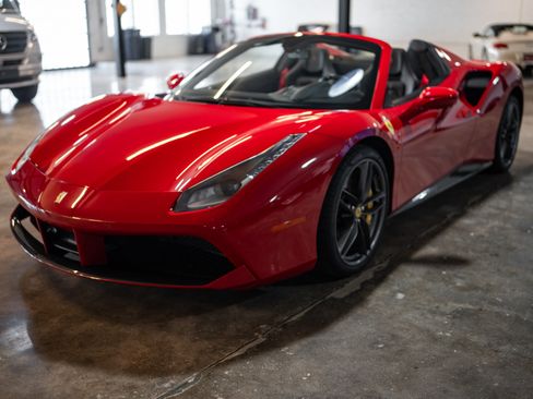 Used 2017 Ferrari 488 Spider Convertible 2D image 1