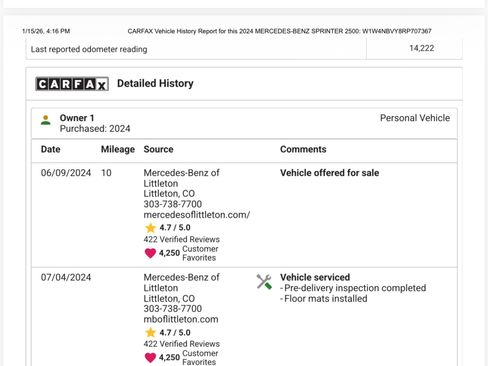 Used 2024 Mercedes-Benz Sprinter 2500 image 29