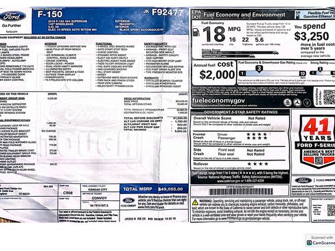 Used 2018 Ford F150 XLT w/ Equipment Group 302A Luxury image 12