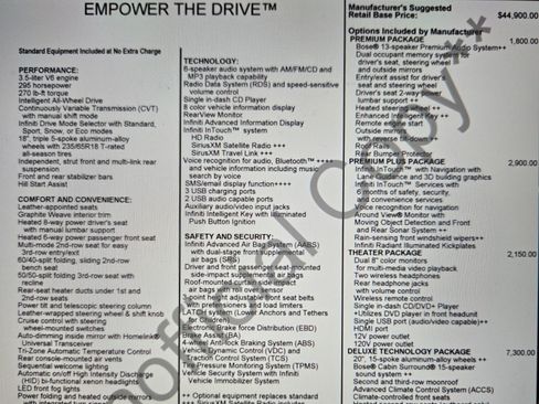 Used 2017 INFINITI QX60 Luxe w/ Deluxe Technology Package image 18