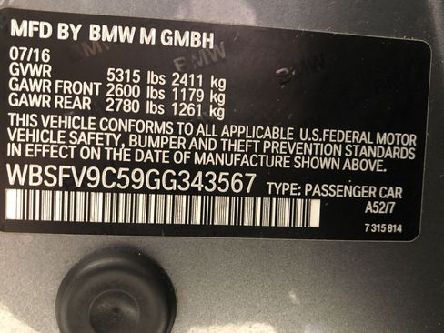 Used 2016 BMW M5 image 14