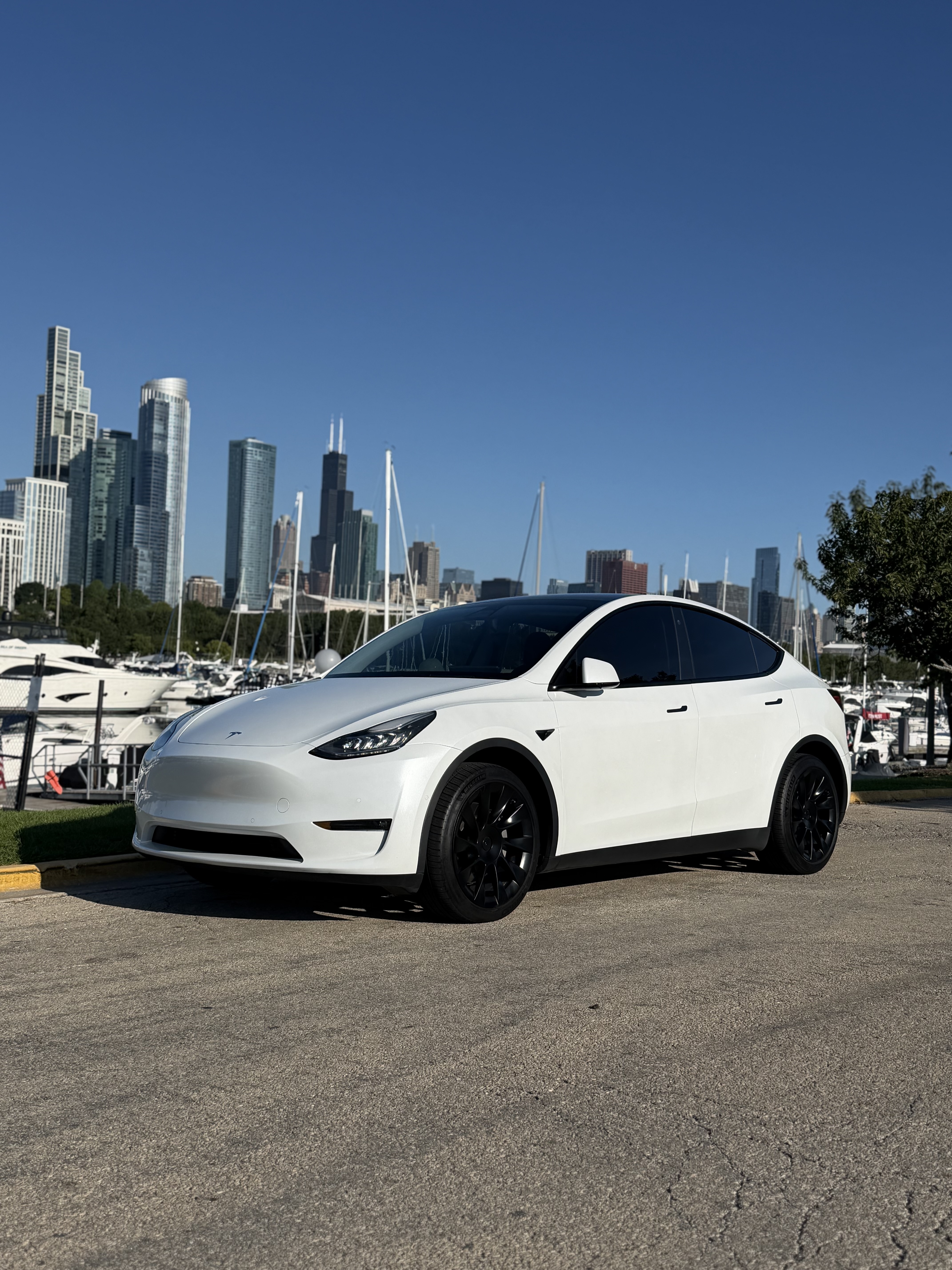 Used 2021 Tesla Model Y Long Range AWD/4WD image 1
