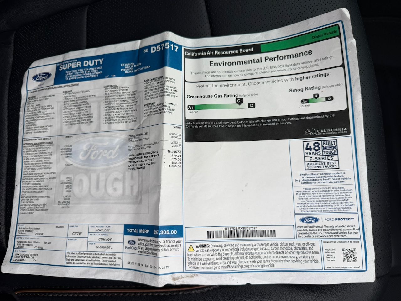 Used 2025 Ford F350 Lariat w/ Lariat Ultimate Package AWD/4WD image 32