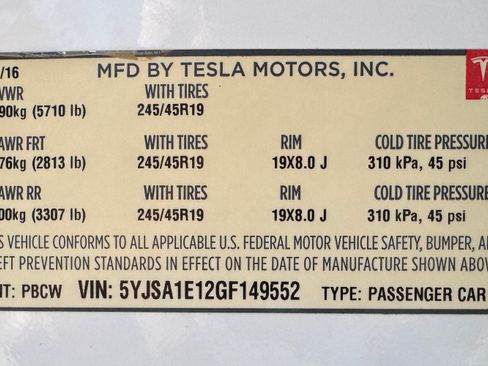 Used 2016 Tesla Model S 75 image 18