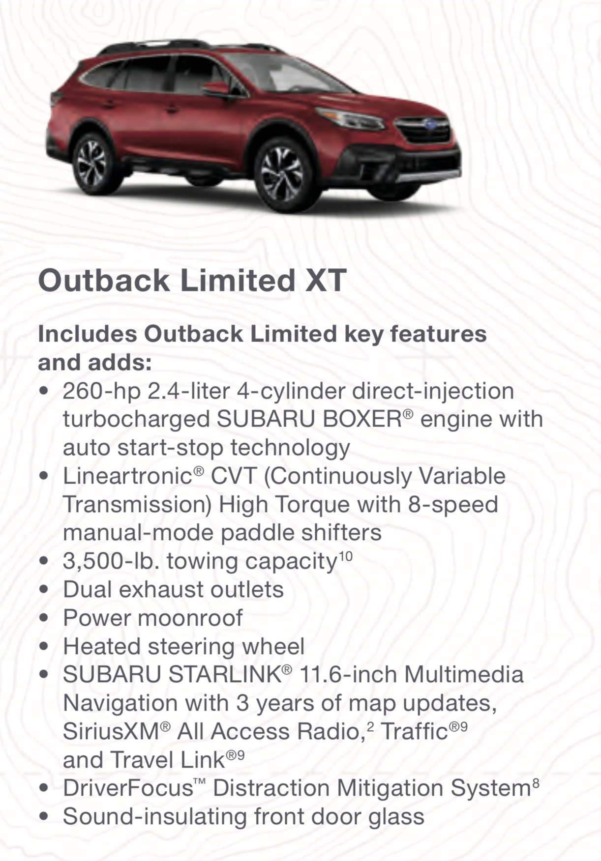 Used 2020 Subaru Outback Limited XT w/ Popular Package #2 AWD/4WD image 23