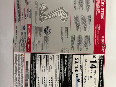 Used 2022 Ford Mustang Shelby GT500 w/ Carbon Fiber Track Pack image 14