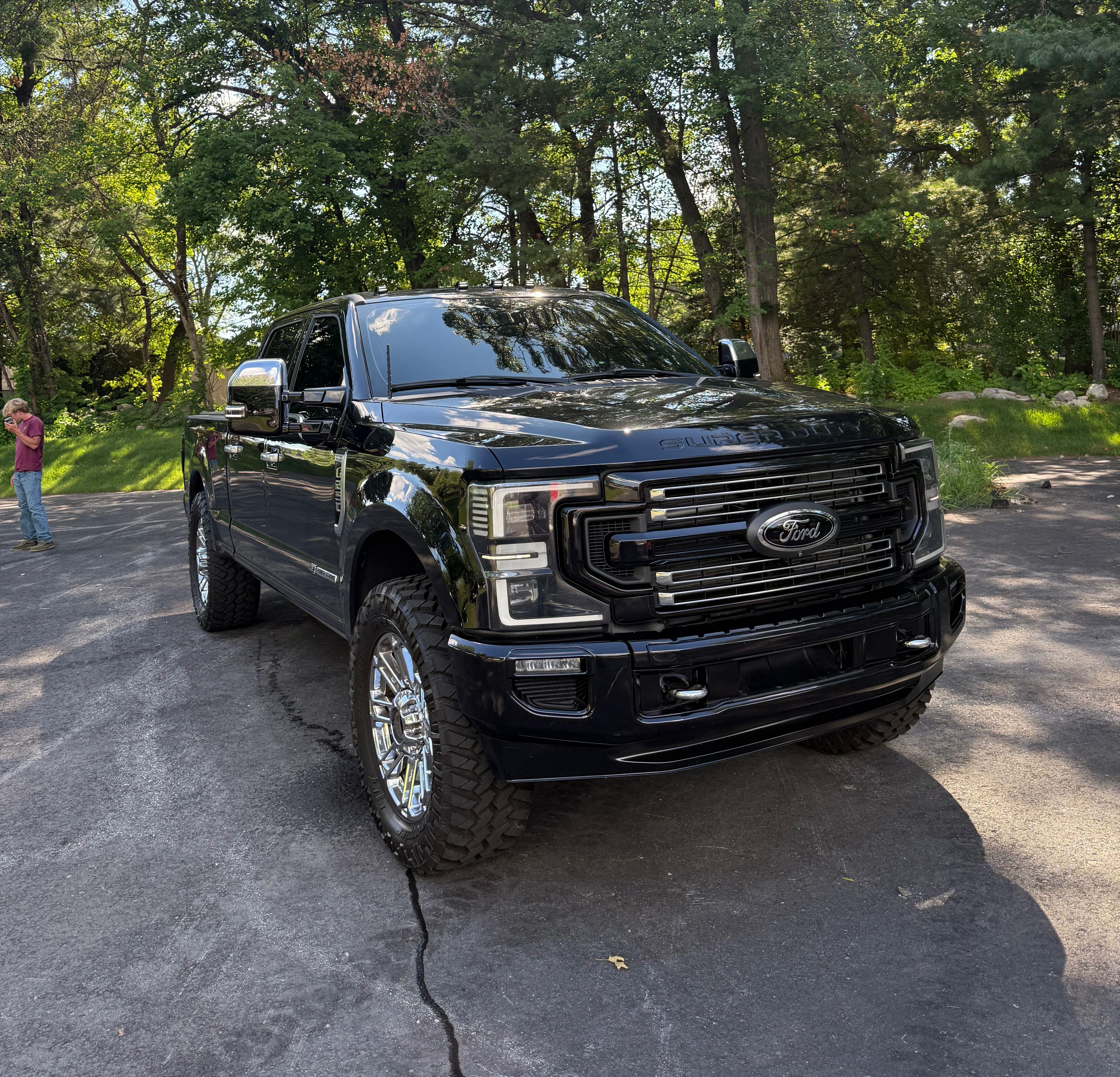 Used 2022 Ford F250 Limited w/ Snow Plow Prep Package AWD/4WD image 14