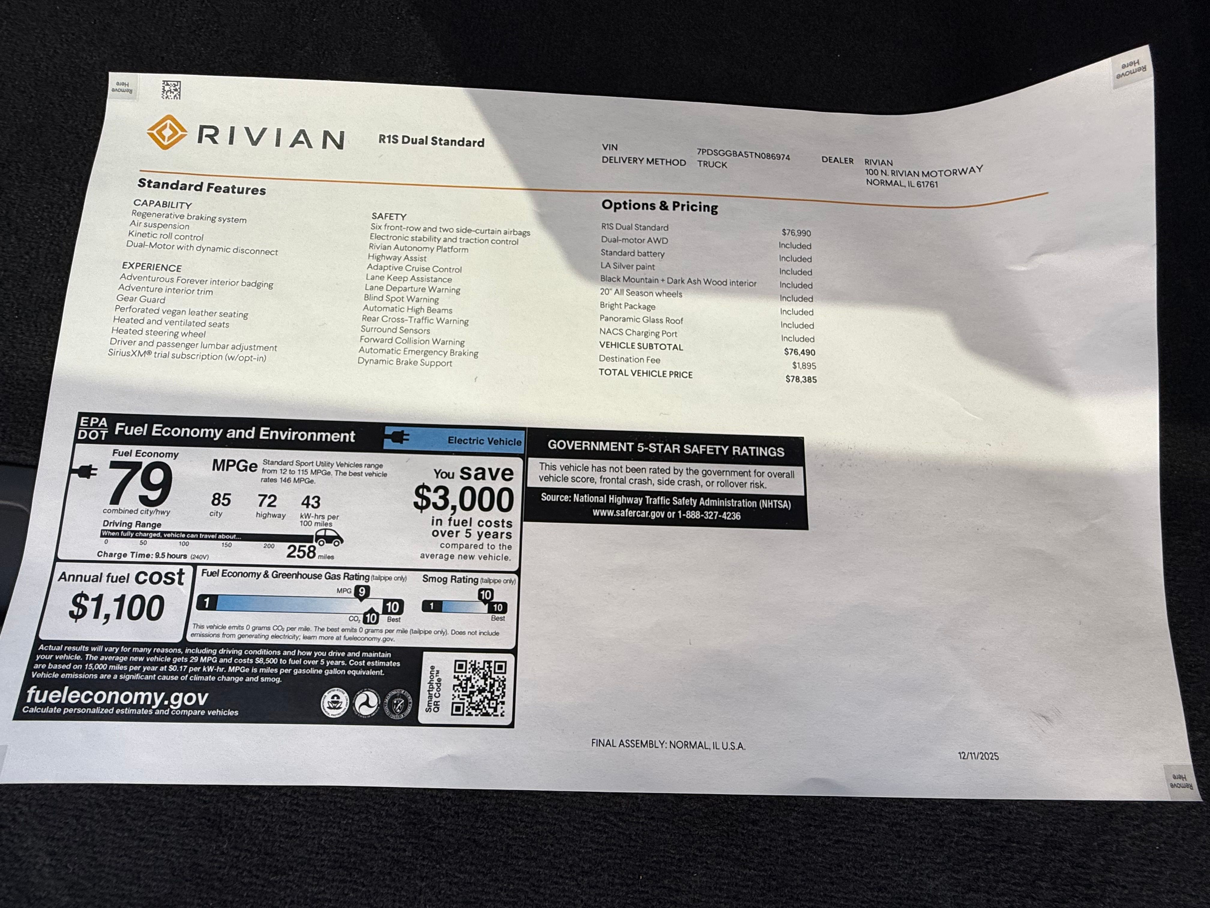 Used 2026 Rivian R1S Adventure AWD/4WD image 2
