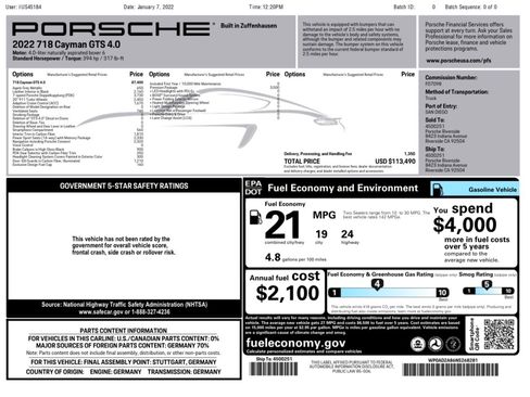 Used 2022 Porsche 718 Cayman GT4 image 32