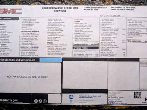 Used 2020 GMC Sierra 3500 Denali w/ Denali Ultimate Package image 16