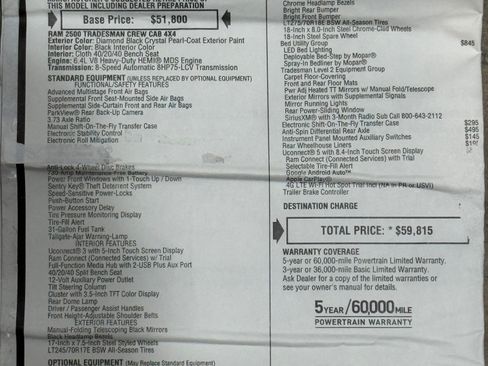 Used 2024 RAM 2500 Tradesman w/ Chrome Appearance Group image 6