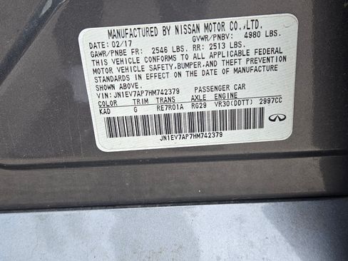 Used 2017 INFINITI Q50 3.0t Premium image 11