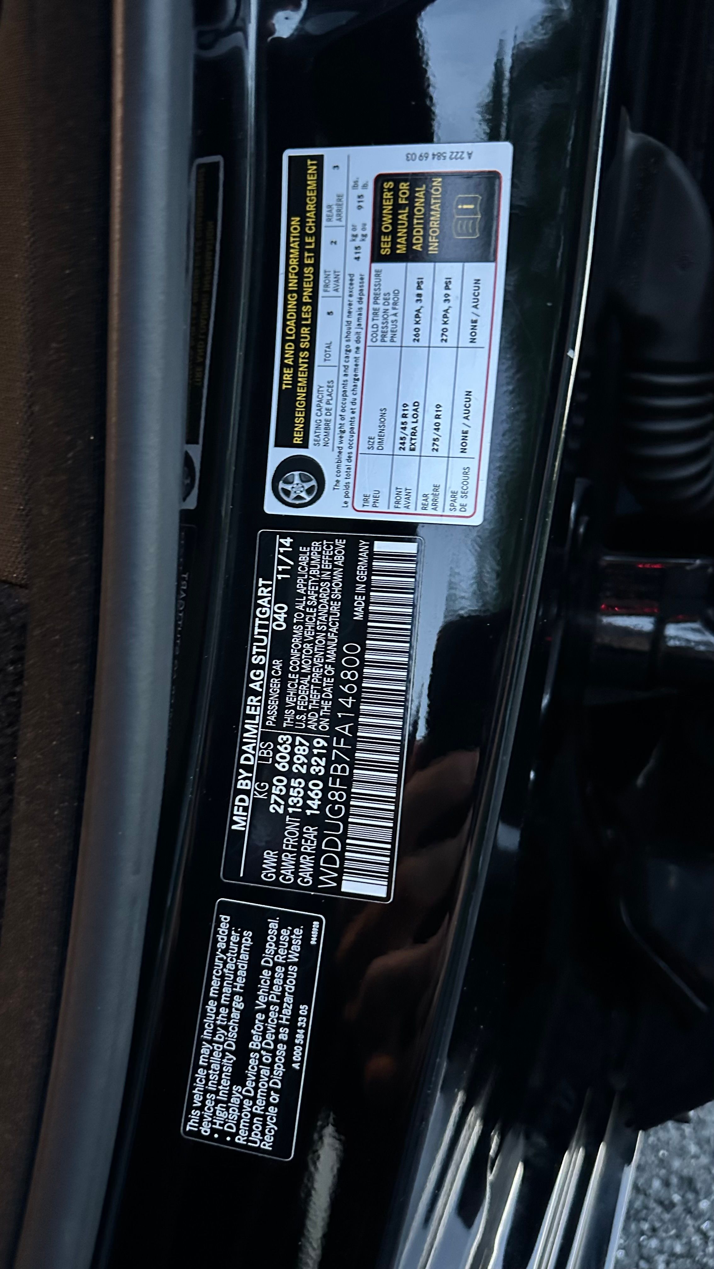 Used 2015 Mercedes-Benz S 550 4MATIC Sedan image 14