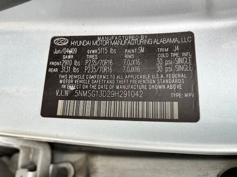 Used 2009 Hyundai Santa Fe GLS w/ Popular Equipment Pkg 2 image 15