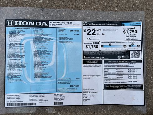 Used 2019 Honda Pilot Touring image 18