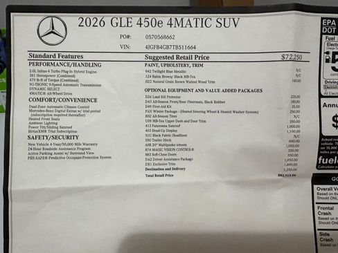 Used 2026 Mercedes-Benz GLE 450e 4MATIC image 23