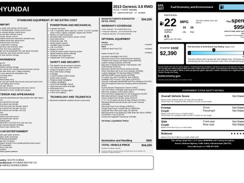 Used 2013 Hyundai Genesis 3.8 image 12
