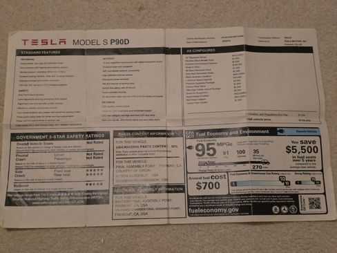 Used 2016 Tesla Model S P90D image 21