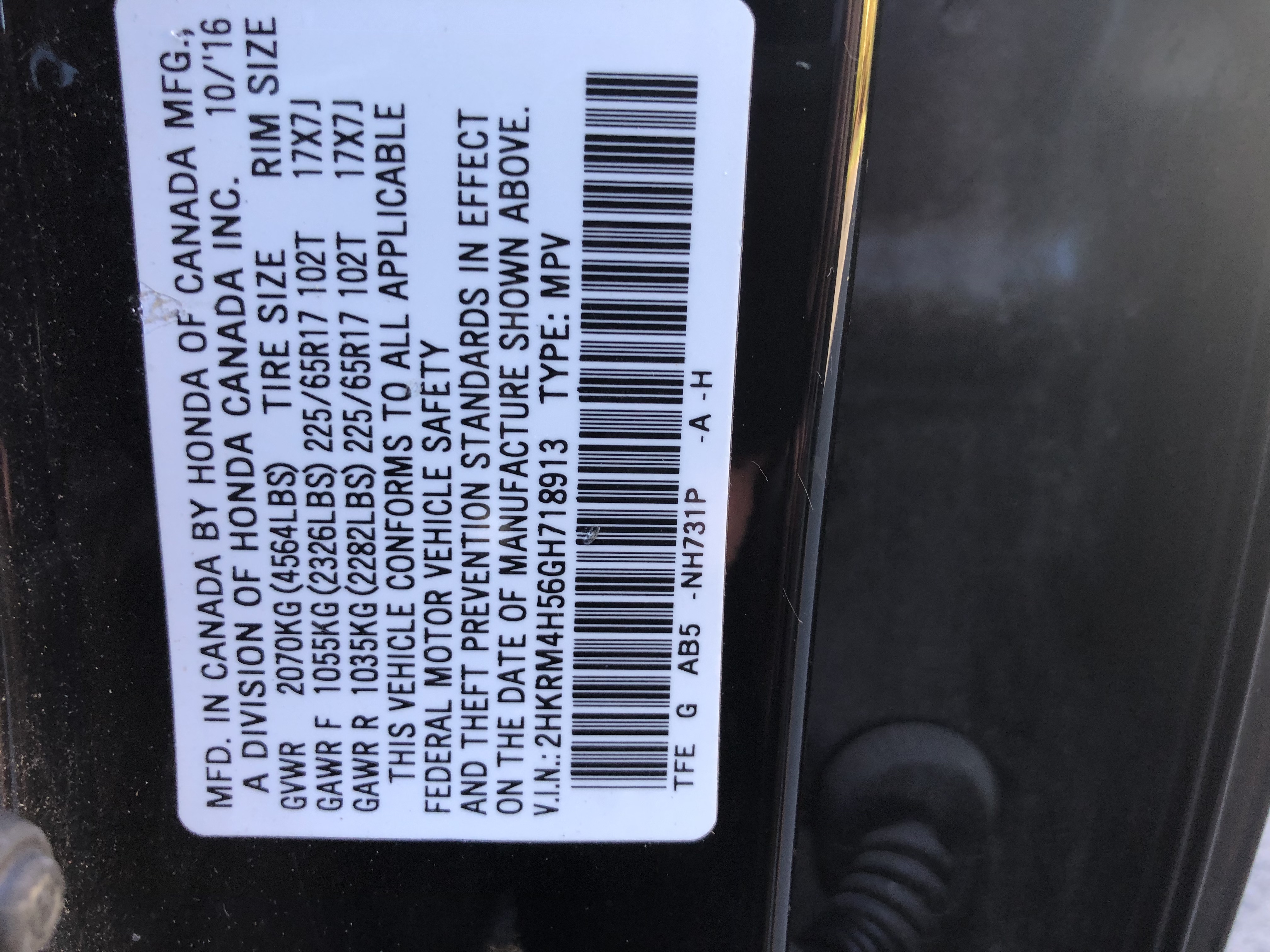 Used 2016 Honda CR-V EX image 2