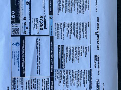 Used 2024 Chevrolet Corvette Stingray Preferred Conv w/ Z51 Performance Package image 15