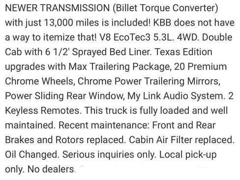 Used 2015 Chevrolet Silverado 1500 LTZ w/ Max Trailering Package image 2