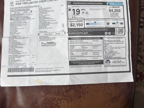 Used 2022 RAM 1500 Limited image 16