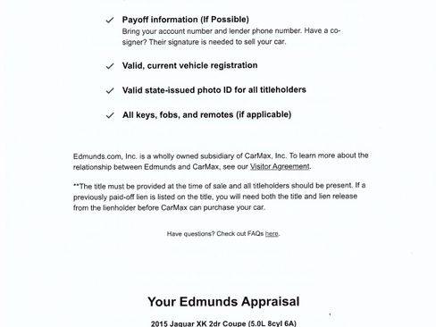 Used 2015 Jaguar XK Coupe image 17