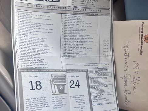 Used 1997 Lexus SC 300 Coupe image 13